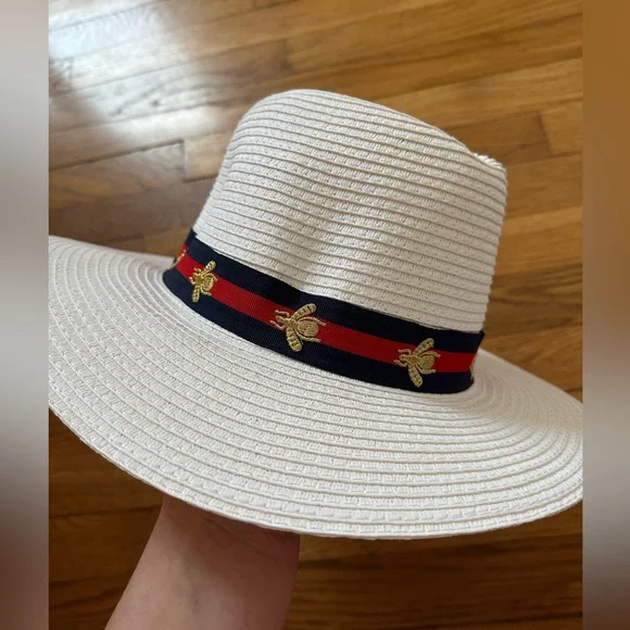 Vince Camuto Bee Panama Hat - Picture 2 of 4